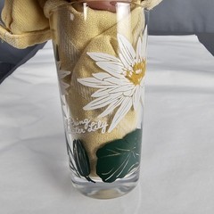 Vintage Boscul Peanut Butter 5″ Glass Water Lily Mrs. J. H Pring