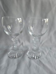 Mikasa The Ritz Crystal Wine Glasses 6.5 inch Clear – Set of 2
