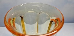 Imperial Glass Ohio – Old Williamsburg Amber Iced Tea Glasses Set of 4