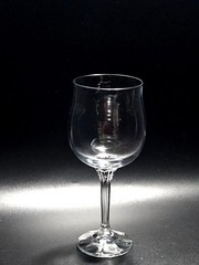 Bohemia Crystal Diana Goblet 7.75″ Crystalex sculpted romantic glam fine cut