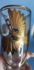 Artesania Tabuisa Peru Champagne Flutes, Set of 4 , 14K Filled Gold Trim