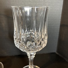 12 Cristal d ‘Arques Durand Crystal Longchamp Glasses Clear Water Goblets 7.25”