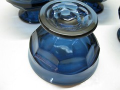VTG Viking GEORGIAN BLUE GRAY Set of 4 Champagne / Tall Sherbet