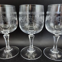 Set Of 6 Crystal Water Glasses By Crystal D’Arques – Durand Matignon 26 cl 8oz