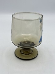 Formula 1 Smoked Footed Glass Racing Piece 4 1/4″ Tall