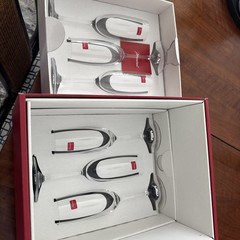 Baccarat Epicure Champagne Glasses Set of 6 Clear Crystal New In Box