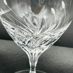Fleurie Nachtmann Crystal Tulip Beer Glasses 6.75” W Germany Near MINT Set of 6