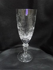 Rogaska Gallia, Gray & Polished Florals: Iced Tea, 9 5/8″, Star Base, As Is