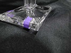 Heisey New Era, Square Base: Water or Wine Goblet (s), 6 1/4″ Tall, As Is