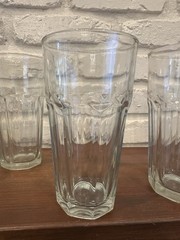 Vintage Anchor Hocking 16 oz Cooler Glass, Big Heavy