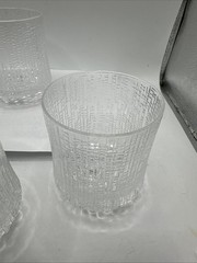 Set Of 4 Iittala Finland Tapio Wirkkala Ultima Thule 3.5″ Rocks Cocktail Glasses