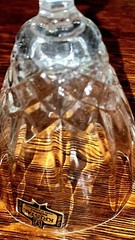 5-New Nobility Kristal Zajecar Cut Glass Panelled Stemmed Wine Glass Yugoslavia