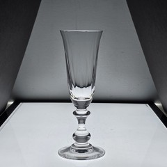 Mikasa Crystal French Countryside 7 5/8” Fluted Champagne Glass Flute EUC