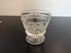Vintage Hazel Atlas Gothic Sherbet Glass 1950’s Pressed Glass Approx 3.75″x3.5″
