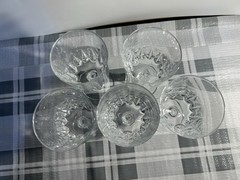 🍷 Cristal d’Arques Durand «Louvre»Wine Glass / Small Goblet 5¼ to 5½ set of 5
