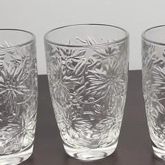 Princess House Fantasia 4 Crystal Tumblers #545 New In Original Box Made In USA