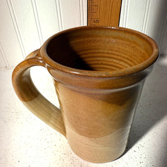 Handcrafted Studio Pottery Artist Signed 4.75×3.5″ Lovely Earthun Tones of Brown