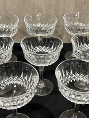 Six (6) Anchor Hocking Legacy 5-5/8″ Tall Champagne Glasses