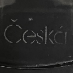 Ceska DANIELLE Cut Crystal Fluted Champagne Toasting Glass 10 3/8″
