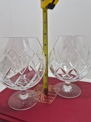 Vintage Royal BRIERLEY Crystal – ELIZABETH Cut – Brandy Glass / Glasses – 5 3/4″