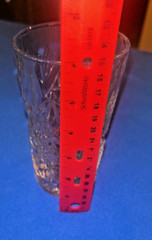 Libbey USA Hobstar Tall 16 oz. Cooler Glass Star of David Libby 5633