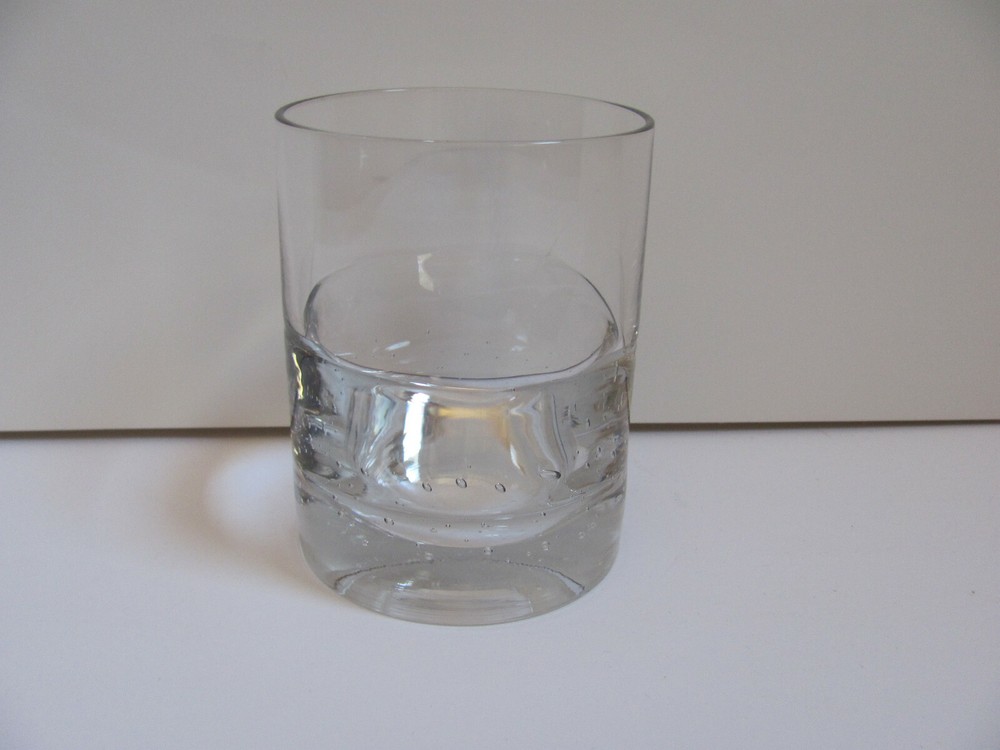 Rosenthal Crystal-Clear-Extra Crystal w Air Bubbles-10 oz Old Fashioned Glass