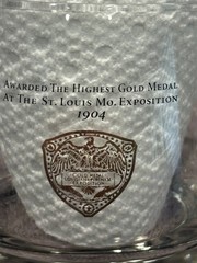 2 Jack Daniel’s Old No 7 Gold Medal St Louis Expo 1904 Rocks Glass