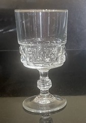 Luminarc Verrerie D’Arques France Crystal Liqueur Cordial Juice Quadrille Glass