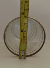 Set of 4 Bartlett Collins Vintage Frosted Grape Vine 22K Gold Trim 8 OZ Tumbler