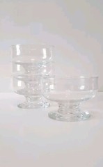 Crown Corning 10oz Applesauce Glasses / Sherbet Dessert Dishes Set Of 4 In Box