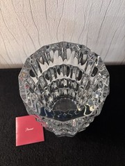 Baccarat Louxor Clear Crystal Vase, Height 23 cm