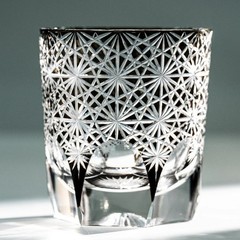 9.5oz Luxury Lead-free Crystal Whiskey Glass Edo Kiriko Diamond Cut Art Gift