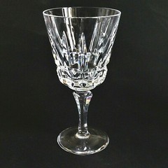 ATLANTIS LISBON WINE GLASS, Cut Lead Crystal, 5 7/8″, 6 oz, Made in PORTUGAL