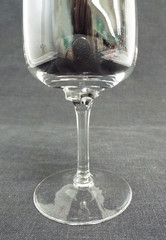 Lenox Crystal Moonspun Wine Glass Goblet Platinum Trim Etched Flowers 6.25”