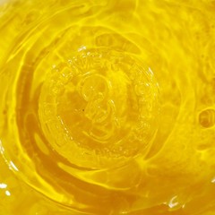 Oliver Doriss Hand Blown Glass Baby Head Cup Tumbler Votive Candle Holder Yellow