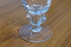 Swedish Gulli Astrid 5 lobe stem MCM goblet