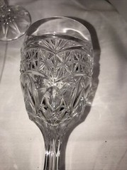 Crystal D’Adriana Luna Cordial Glasses Goblets Set Of 4