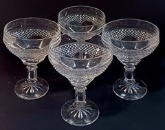 Set Of 4 Hearthside By Hearthside Champagne / Sherbet Glasses 5 1/4″