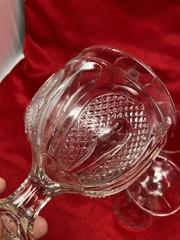 EAPG early American pressed glass goblets LOT of 6