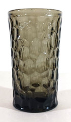 FOSTORIA GLASS #2806 PEBBLE BEACH Brown TUMBLER Iced Tea 1968-73 Ben Seibel
