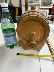 Vintage Soviet Russian Ukrainian Crimea Yalta Massandra Wine Cask Wooden Barrel