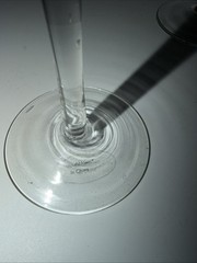 Amethyst Optic Swirl Mouth-blown Wineglass 8.75” Tall Set of 4