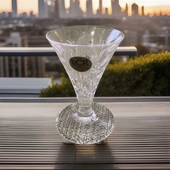 Royal Crystal Rock Cordial Glasses, Set Of 6 With Serving Tray – Elegant