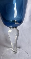 Artland Salute Blue Water Goblets Set of 6 *Read Note in Description