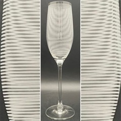 Mikasa Cheers Etched White 4pc Champagne Flutes/Wine Glasses China 9.75″t 8oz