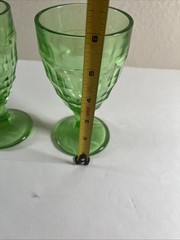Depression Glass Colonial Block Pattern Water Goblet-Hazel Atlas Glass Company