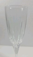 Vtg Disaronno Cristalleria Italiana Crystal Champagne Flute Glasses 9″ Set Of 2