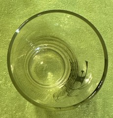 Vintage Glastonbury-Lotus Monogram “F” High Ball Glass