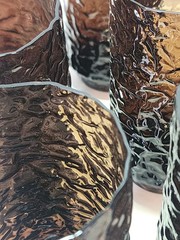 FOUR Lenox Brown Impromptu 5-5/8″ Tumblers Glasses