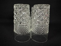 Vintage Anchor Hocking Wexford Glass Tumblers 5.5″ Tall 11 oz Set of 4